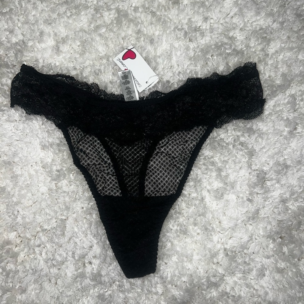 Cosabella amore Elegant Black Lace Thong